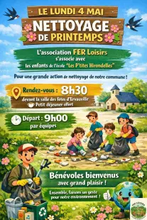 Nettoyage de la commune