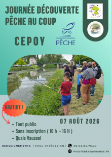 Journée découverte pêche au coup - Fédération Départementale de Pêche