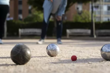 Concours de pétanque