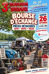 Bourse d'échange : pièces détachées auto - moto - vélos