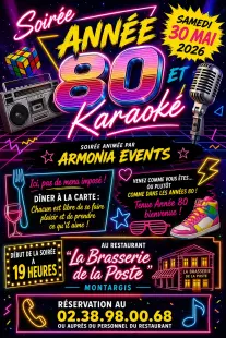Soirée année 80 et karaoké