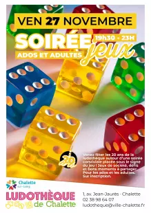 Soirée jeux – Spéciale 20 ans de la ludothèque
