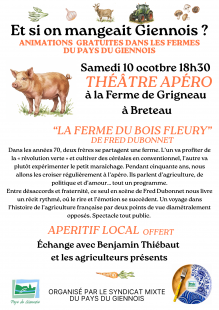 Théâtre apéro à la ferme