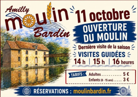 Visites guidées du Moulin Bardin
