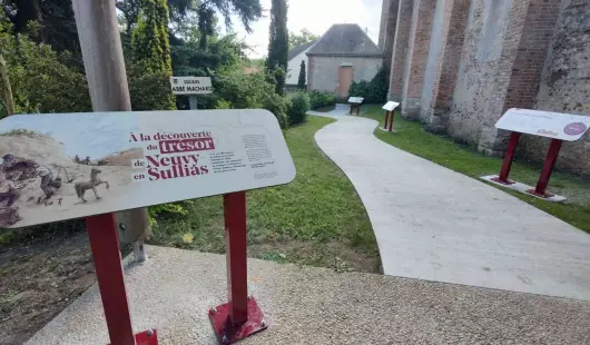Parcours d'interprétation autour du Trésor de Neuvy-en-Sullias