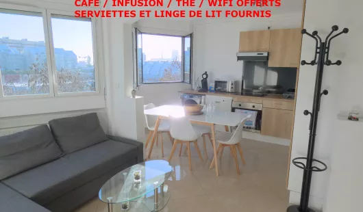 Appartement T2 face à la gare SNCF Orléans