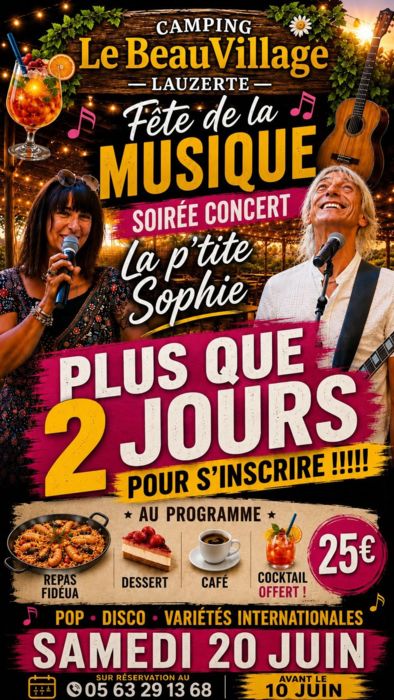 Fête de la Musique au Camping Beauvillage_Lauzerte