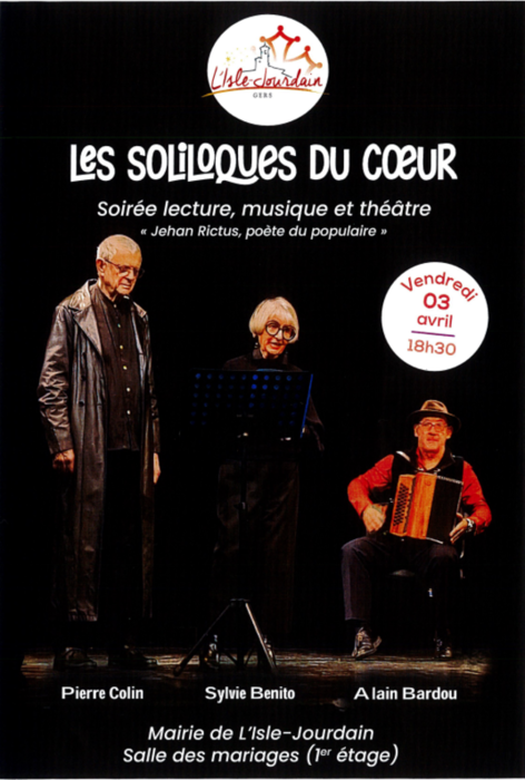 Les soliloques du coeur_L'Isle-Jourdain