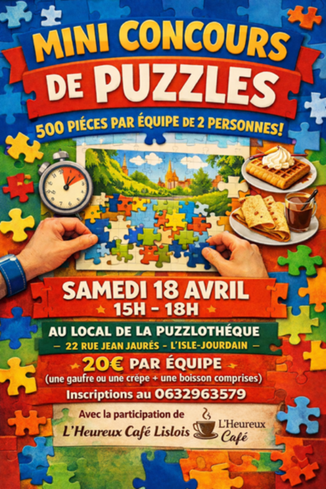 Mini concours de puzzles_L'Isle-Jourdain