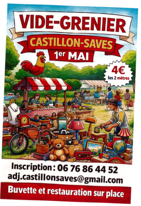 Vide grenier à Castillon-Savès_Castillon-Savès
