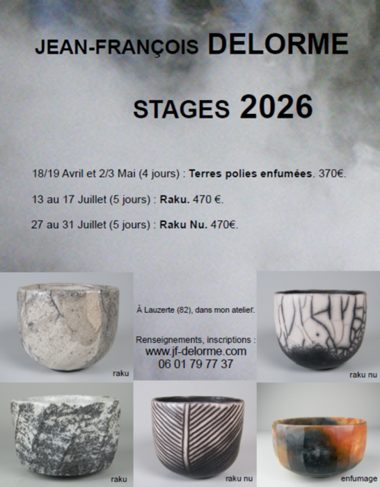 Stage de céramique avec Jean-François Delorme_Lauzerte