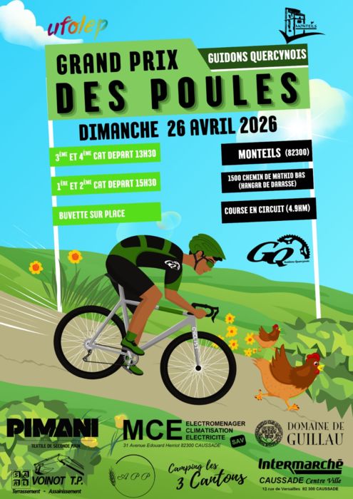 Affiche du Grand Prix des Poules 2026