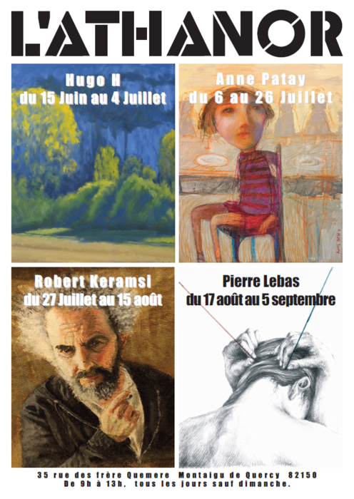 Exposition à l'Athanor_Montaigu-de-Quercy