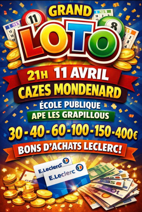 Loto de l'école de Cazes-Mondenard_Cazes-Mondenard