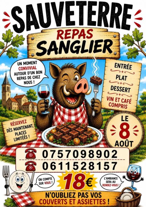 Repas Tournebroche à Sauveterre_Sauveterre