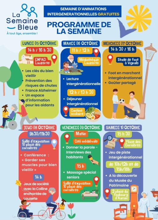 La Semaine Bleue à Lauzerte_Lauzerte