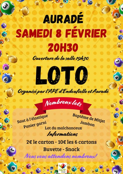 Loto de l'APE d'Enfoufielle et Auradé_Auradé