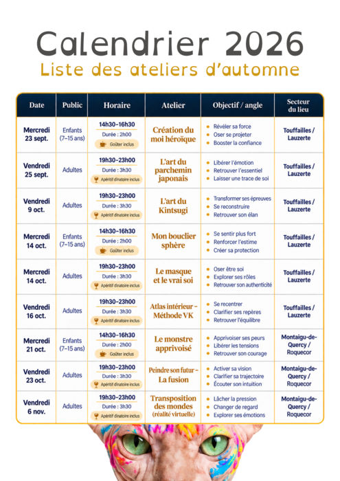 Ateliers d’art-thérapie & art-coaching