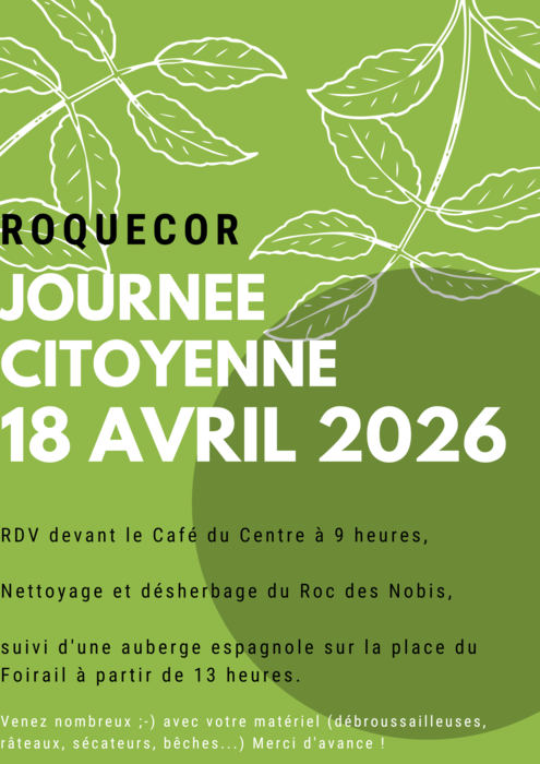 Journée citoyenne de Roquecor_Roquecor