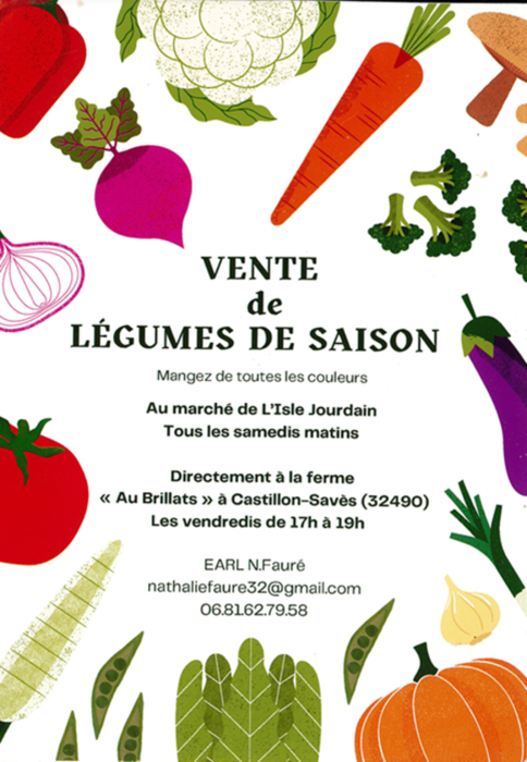 Vente à la ferme - EARL N.FAURE_Castillon-Savès