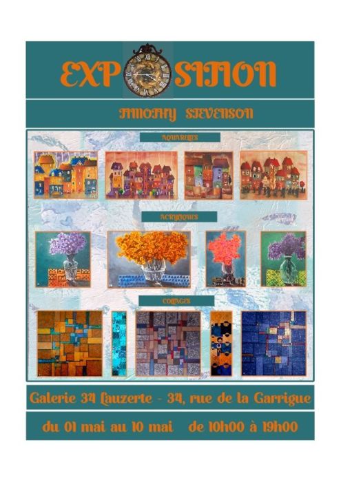 Exposition à la Galerie 34_Lauzerte