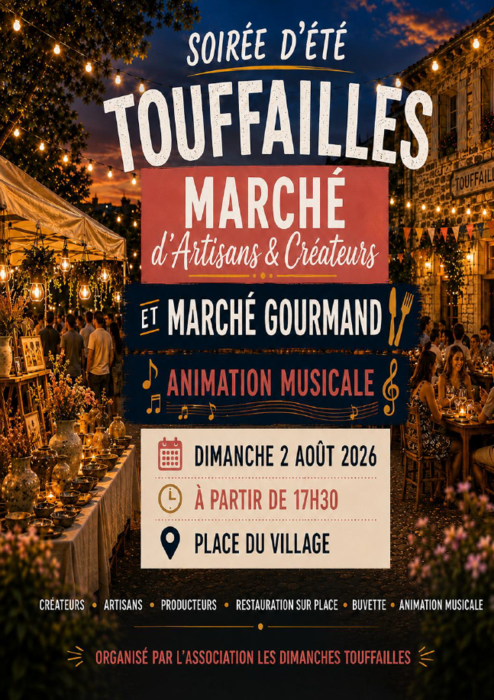 Marché gourmand et créateurs à Touffailles_Touffailles