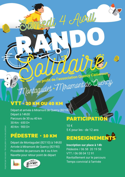 Randonnée solidaire entre Montagudet et Miramont-de-Quercy_Montagudet