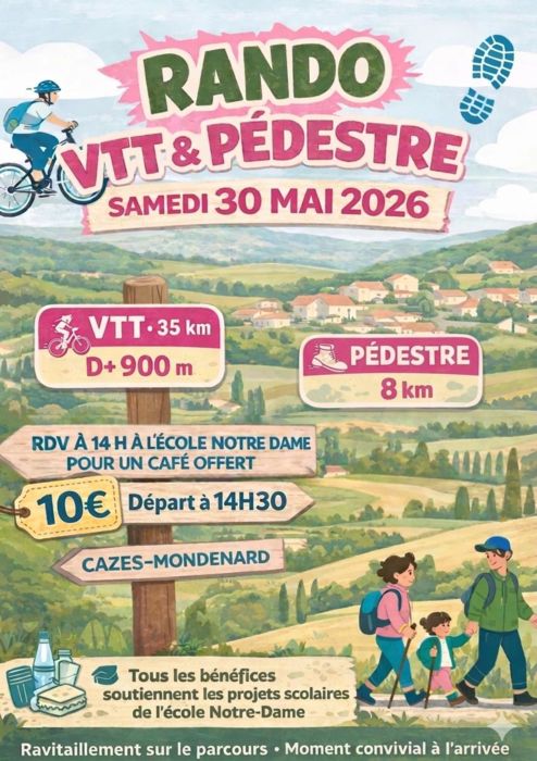 Randonnée VTT et Pédestre_Cazes-Mondenard