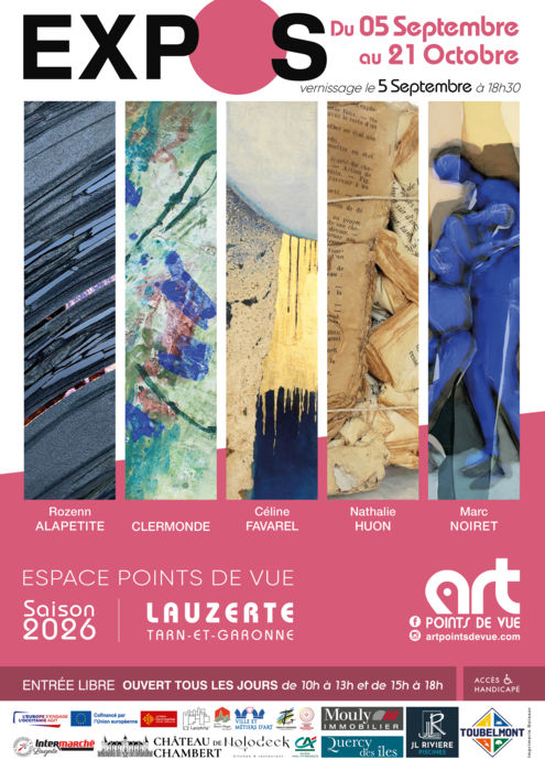 Exposition à la galerie Art Points de Vue_Lauzerte