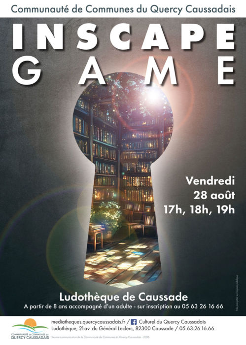 INSCAPE GAME EN MÉDIATHÈQUE / LUDOTHÈQUE