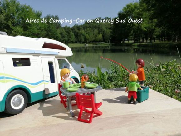 Aires de camping-car en Quercy Sud-Ouest