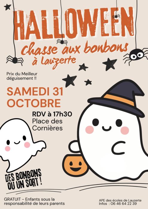 Chasse aux bonbons spécial Halloween à Lauzerte_Lauzerte
