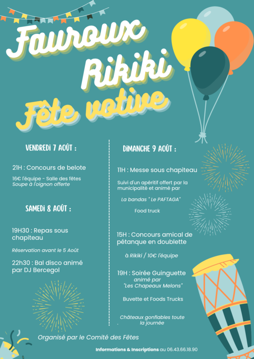 Fête votive Fauroux - Rikiki_Fauroux