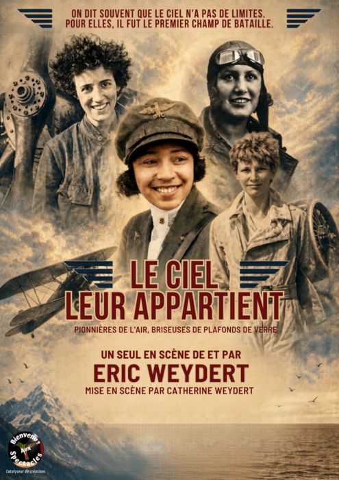 Spectacle conté d’Eric Weydert sur les femmes aviatrices “Le ciel leur appartient”_Septfonds