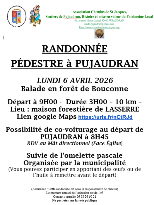 Randonnée pédestre à Pujaudran_Pujaudran