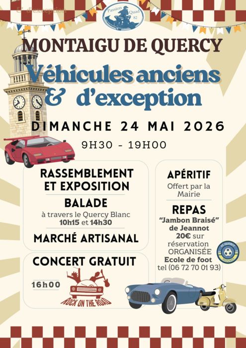 Rassemblement de véhicules anciens et d'exception_Montaigu-de-Quercy