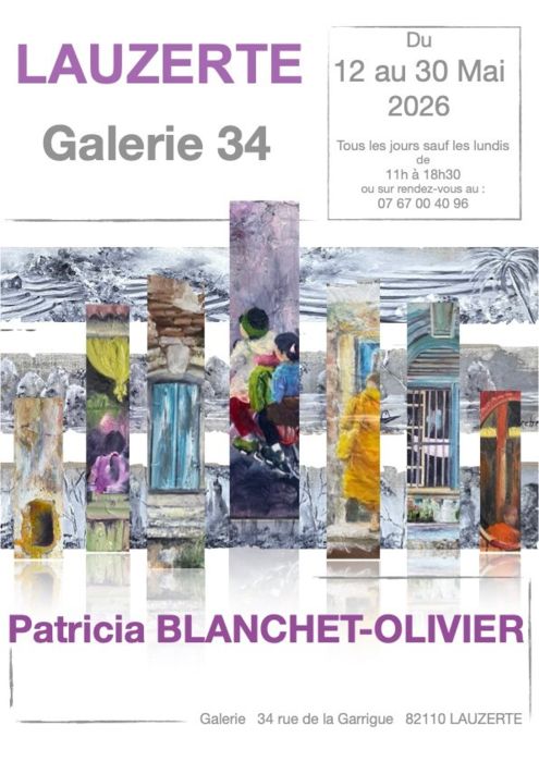 Exposition à la Galerie 34_Lauzerte