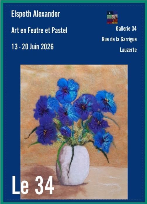 Exposition à la Galerie 34_Lauzerte