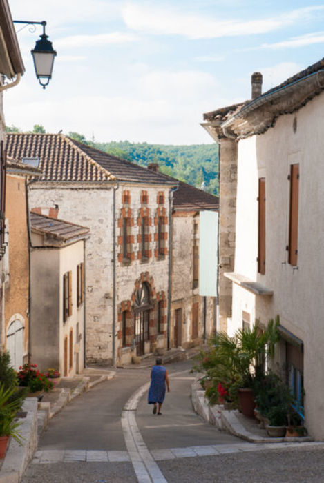 Montaigu-de-Quercy, vue du village