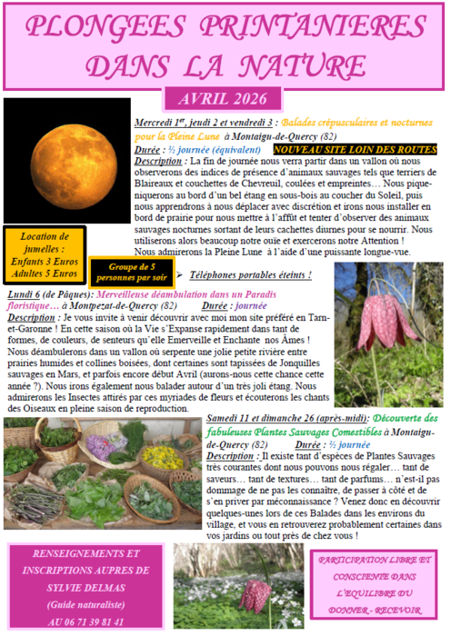 Balade nocturne à la pleine lune_Montaigu-de-Quercy