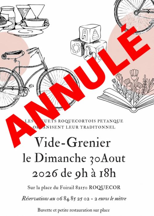 Vide-grenier à Roquecor_Roquecor