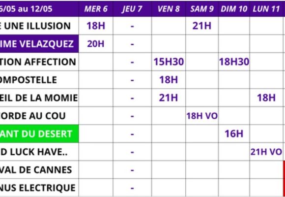 Au cinéma du 6 au 12 mai 2026_Beaumont-de-Lomagne