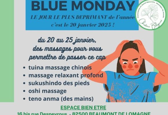 BLUE MONDAY déprime contre bien être_Beaumont-de-Lomagne