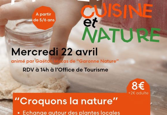 Atelier Cuisine Nature « Croquons la nature »_Beaumont-de-Lomagne
