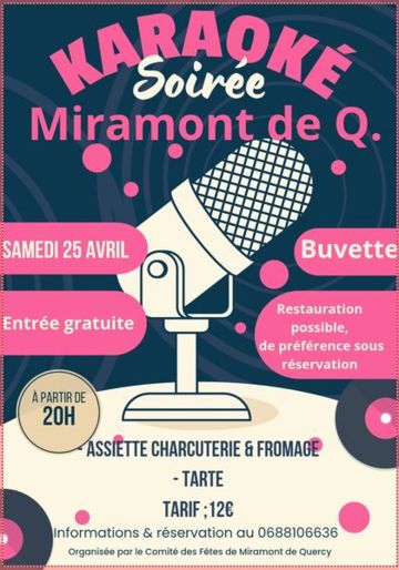 Soirée Karaoké à Miramont-de-Quercy
