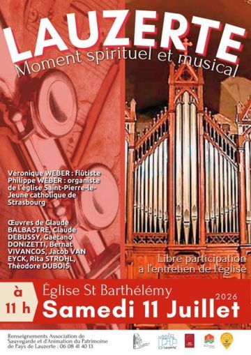 Moment spirituel et musical à Lauzerte 