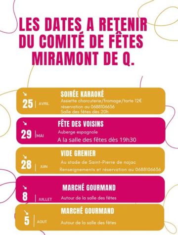 Marché gourmand à Miramont-de-Quercy 