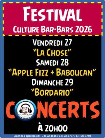 Festival Culture Bar-Bars au Puits de Jour 