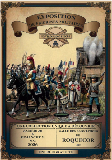 Expo de figurines militaires à Roquecor 
