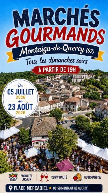 Marché Gourmand à Montaigu-de-Quercy 